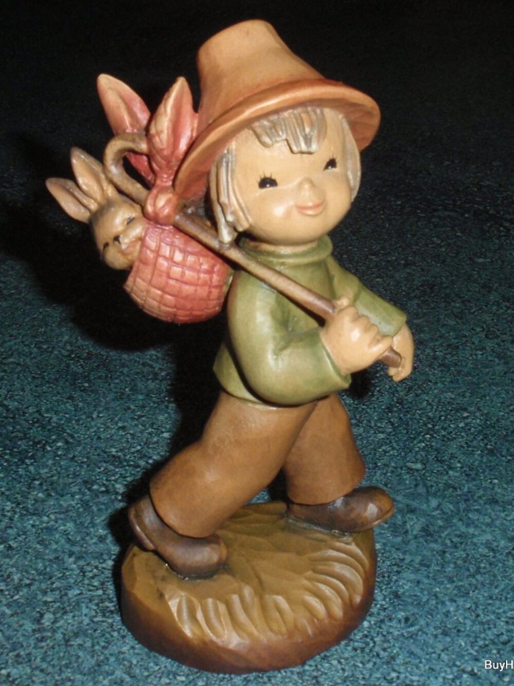 "Wanderlust" Anri Ferrandiz Italian Hand Carved Wooden 6" Figurine #651-520 RARE